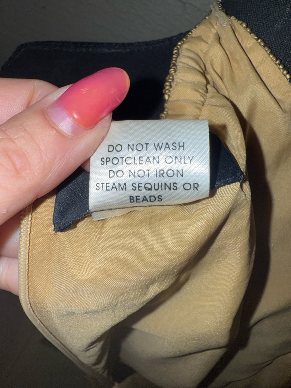 Vintage Niva by Embex Gold Beaded Silk Cami Y2K Disco Glam Top-Small - Picture 9 of 13